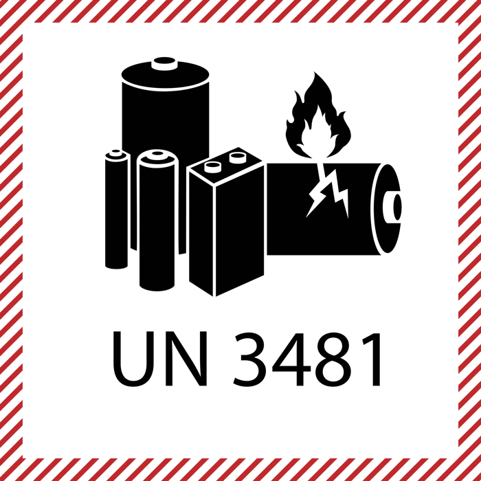 Take care during tranportation to prevent risk fire