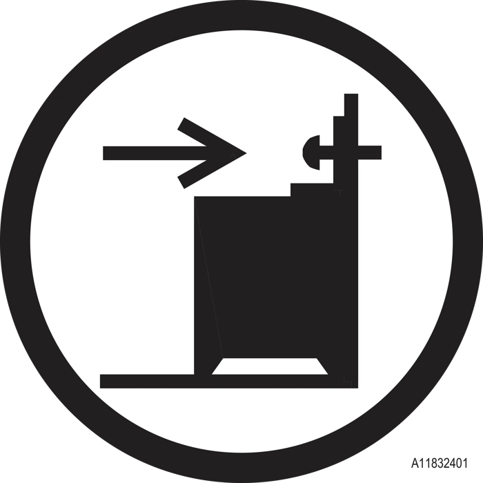 Fix the appliance to the wall - risk of tilting