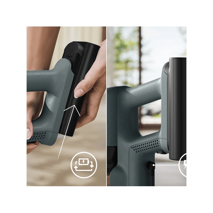 Charge right on the product – automatic protection stops overcharging
