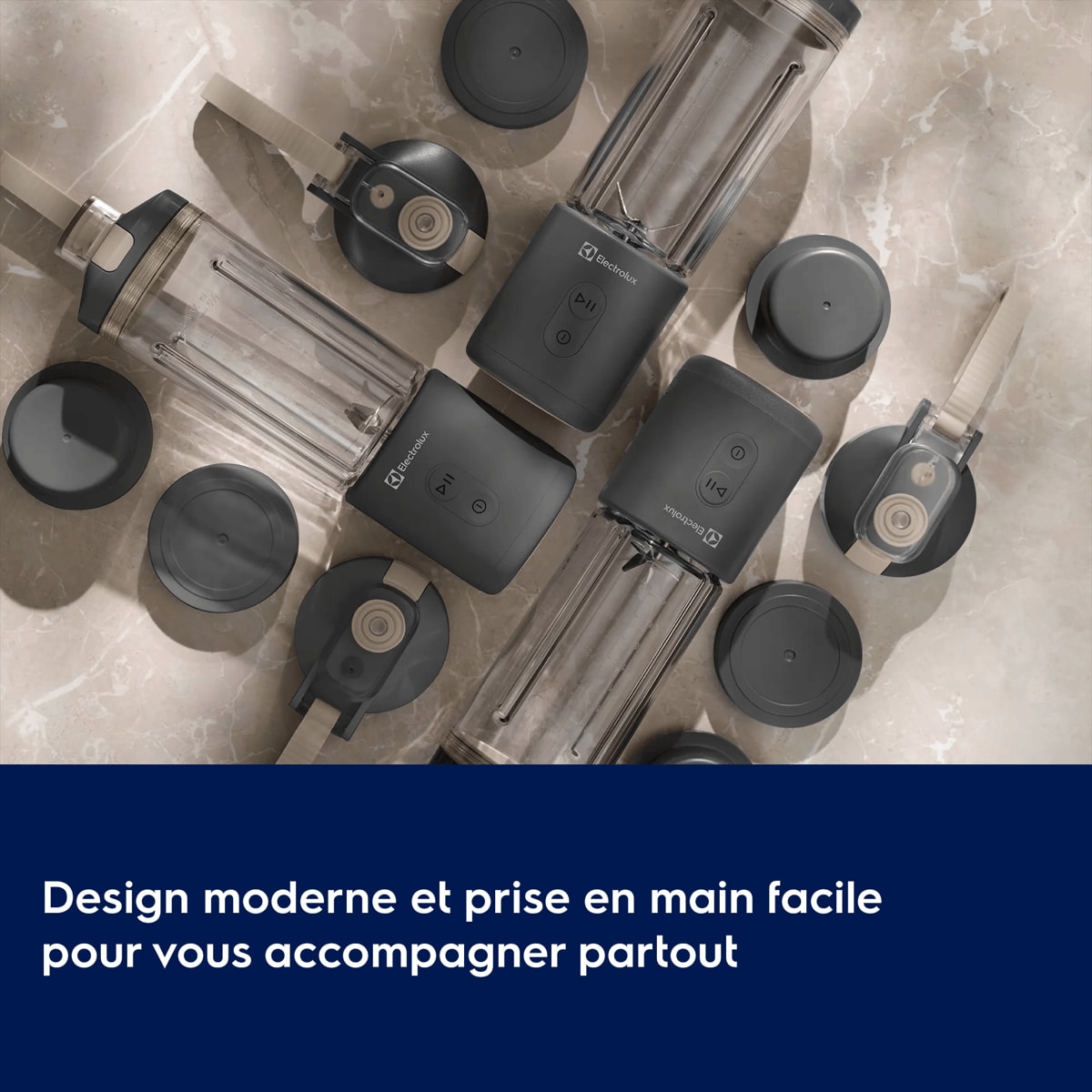 Design moderne et prise en main facile en déplacement