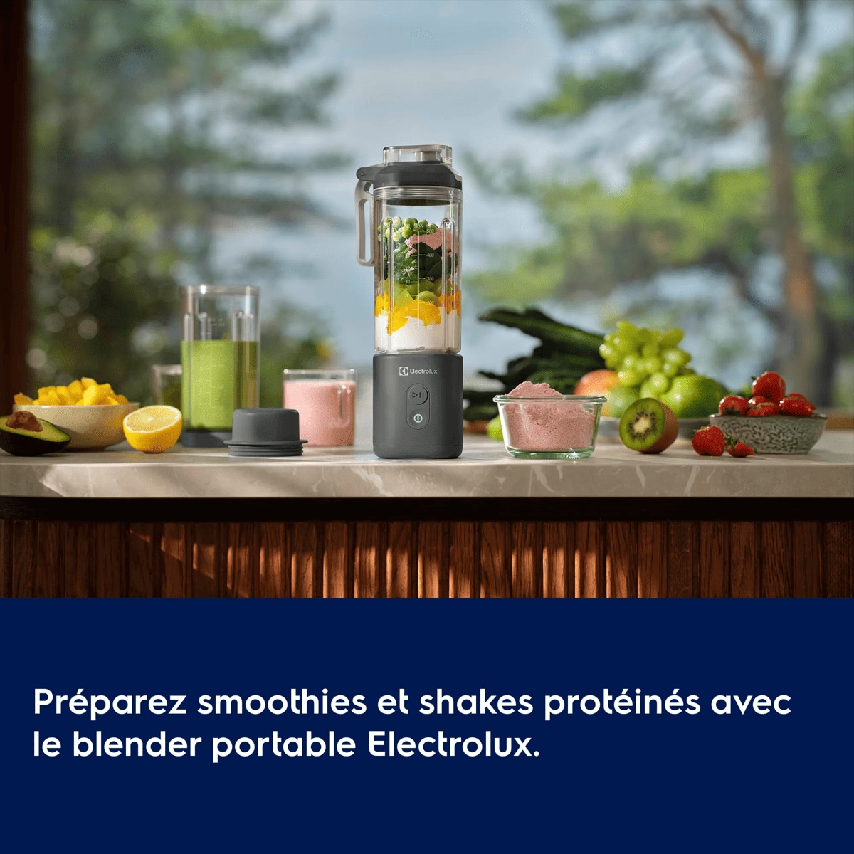 Préparez smoothies et shakes protéinés avec le blender portable Electrolux