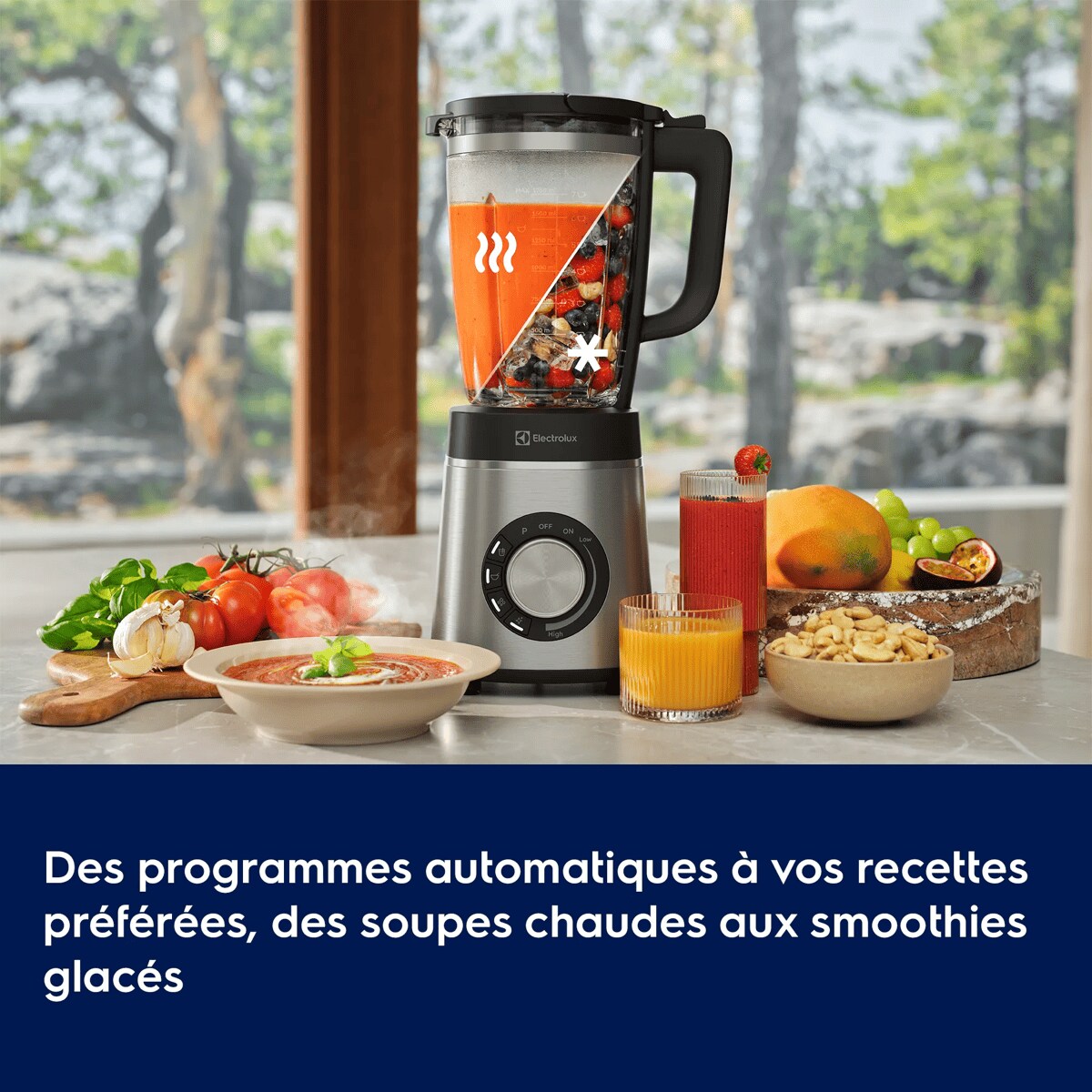 Des programmes automatiques à vos recettes préférées, des soupes chaudes aux smoothies glacés.