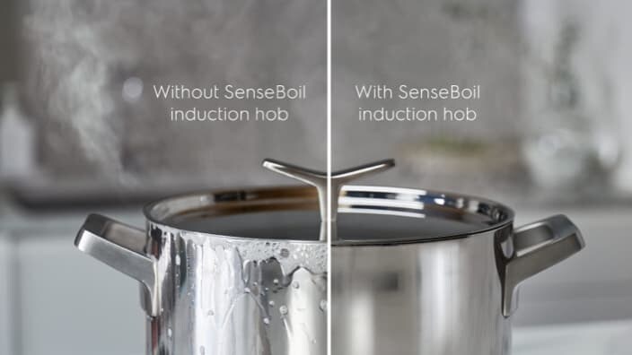 Plaque de cuisson avec Boil Sensor
