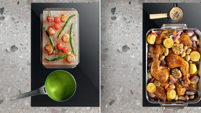 Plaque de cuisson avec fonction FlexiBridge