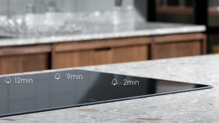Plaque de cuisson avec minuteur individuel