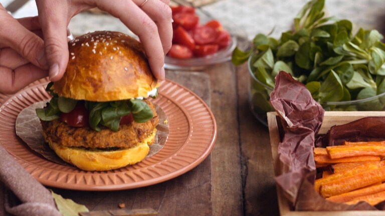 Green burger