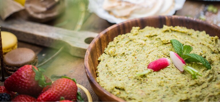 Dips petits pois