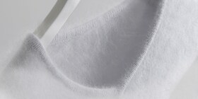Pull blanc en laine