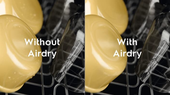Lave-vaisselle avec technologie AirDry