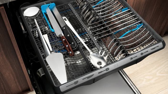 Lave-vaisselle avec tiroir MaxiFlex