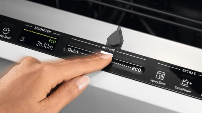 Lave-vaisselle avec QuickSelect