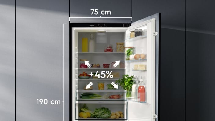 Réfrigérateur ouvert