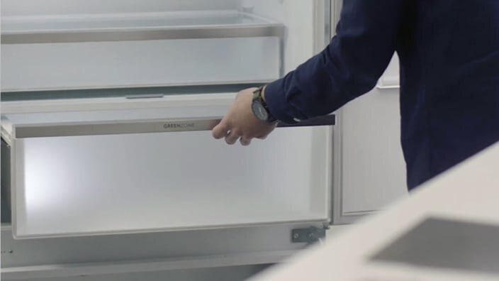 Electrolux - Bac de réfrigérateur ouvert