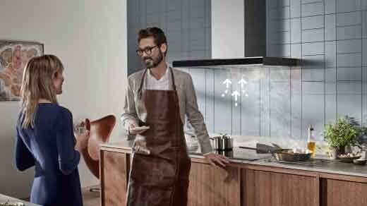 Hotte de cuisine avec fonction Breeze