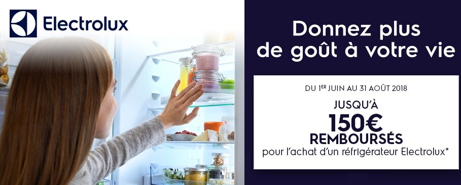 Offre de remboursement Réfrigérateur