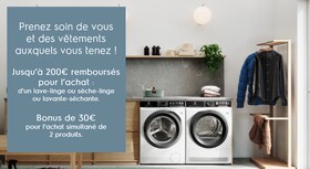 Offre de remboursement Soin du Linge Electrolux
