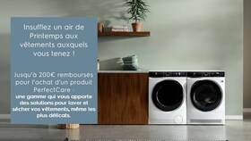 Offre de remboursement gamme PerfectCare