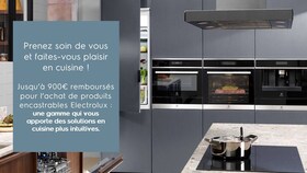 Offre de remboursement Cuisine Electrolux