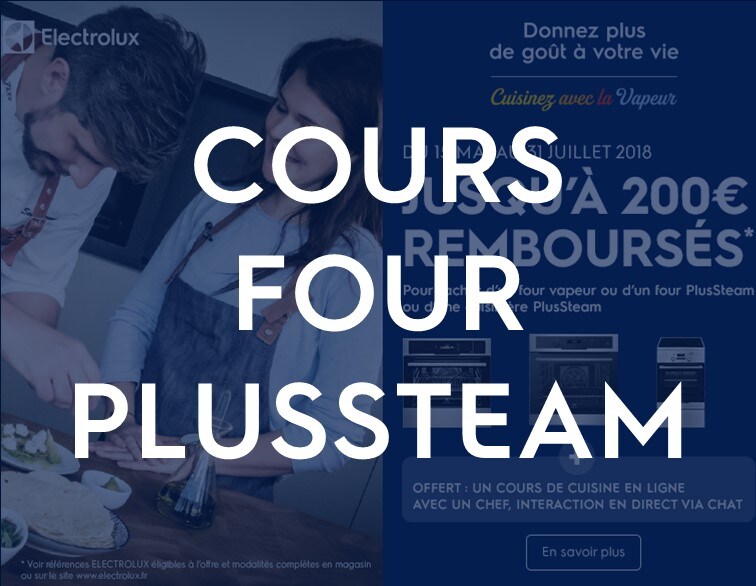 Cours de cuisine pour fours PlusSteam